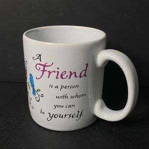American Greetings Stoneware Coffee Mug "A Friend"